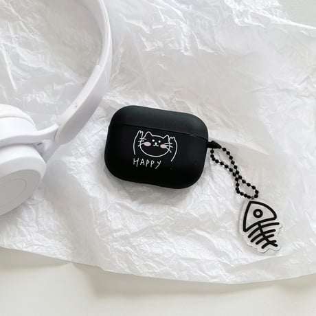 指紋防止 AirPodsPro2/Airpods3ケース かわいい猫/犬ちゃん airpods2ケース お揃い ギフトにおすすめ[M3948]