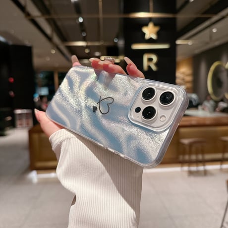ハート柄 アイフォン15/15プロケース キラキラ iPhone14/13/12promaxケース 女子力アップ  [M4584]