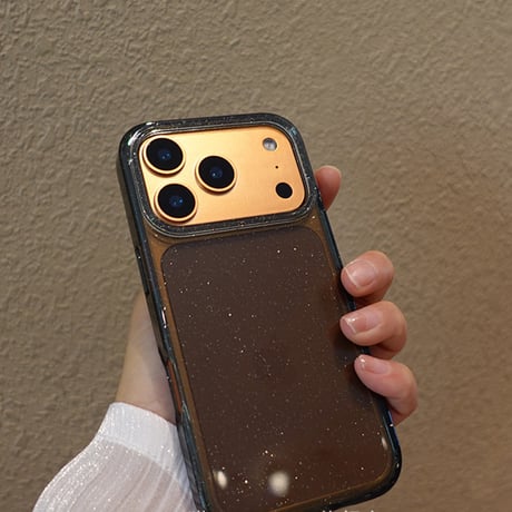キラキラ iPhone17/16Proケース 透明 iPhone15plus/14pro/13カバー シンプル風 軽量 取り外しが簡単[M4923]