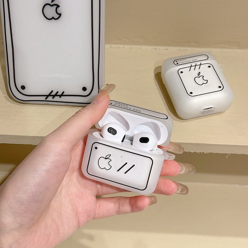 手書きアップル airpodsケース 第三世代対応 マット 高品質 airpodspro