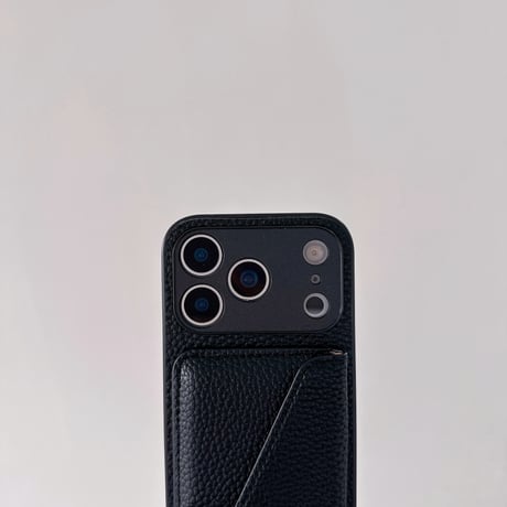 カード収納 iPhone17Pro/17ケース ショルダーストラップ付 iPhone17ProMax/Airカバー レザー 頑丈 [M5620]