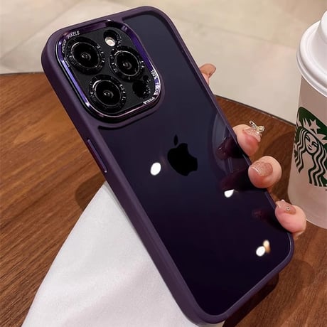 金属カメラカバー iPhone16Pro/16ケース耐衝撃 黄ばまないiphone15pro/14/13promax/12カバー シンプル 高品質[M4767]