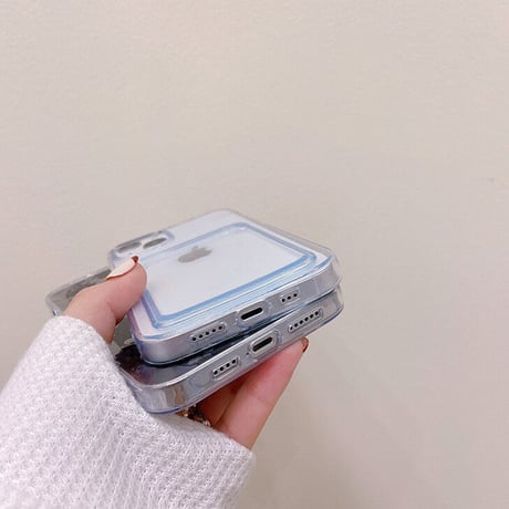 カード入れ付 iphone13mini/13promaxケース 高透明感 iphone12pro/11カバー  クリアスマホケース  頑丈M1008