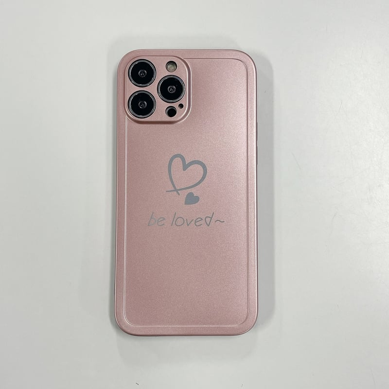 ピンクゴールド iphone13/13promaxケース ハート柄 オシャレ ピンクゴールド iphone13/13promaxケース ハート柄 オシャレ