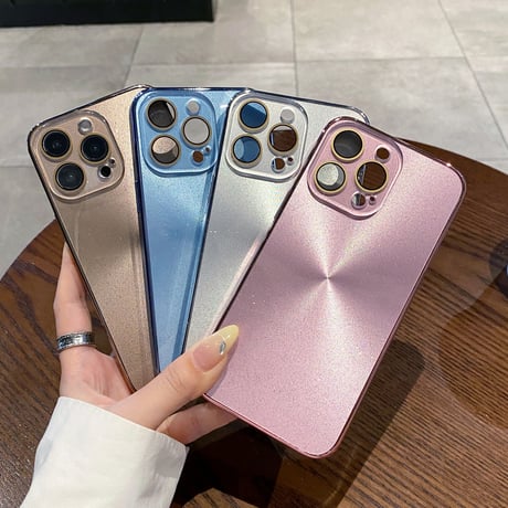 耐衝撃 iPhone16pro/16promaxケース 艶感キラキラ iPhone15pro/14/13カバー カメラ保護 耐久性あり [M5330]