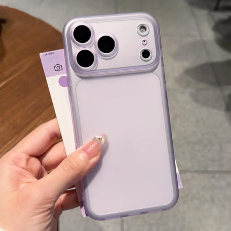 指紋防止 iPhone17Pro/17ケース マット仕上げ  iPhone17ProMax/Air/16Proケース 半透明 軽量 カメラカバー [M5981]