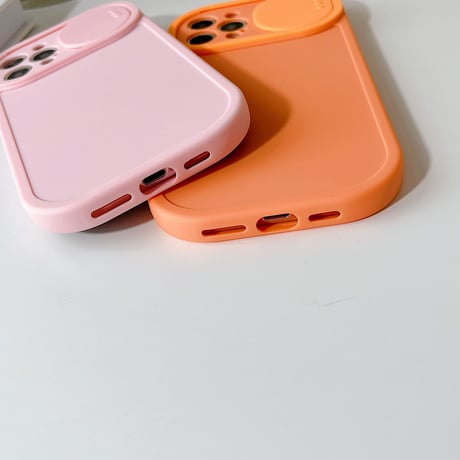 カメラレンズカバー付き iphone13/12promaxケース  シンプル iphone11/XSカバー カラフル  お揃い 頑丈[M1926]