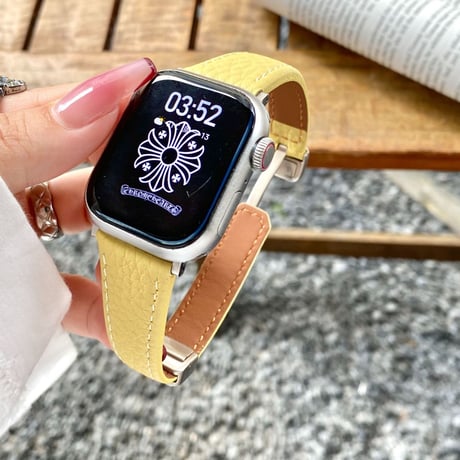 レザー製 Apple watchバンド マグネット式 アップルウォッチベルト Ultra3 series11 10 98 7 6 SE3 SE2  使いやすい[M5755]