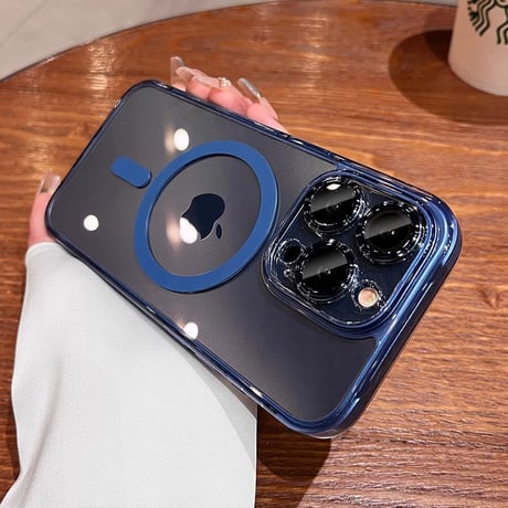 黄ばまない Magsafe対応 iPhone15/15Proケース 全面保護 iPhone14/13/12proカバー 高級感 高透明 頑丈 [M3962]