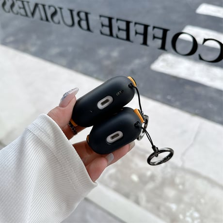 スタンド付 Airpods 4ケース ハート柄 Airpods3/2/Pro2カバー リング付 便利 丈夫 耐久性ある [M4736]