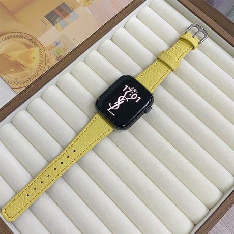 レザー Apple watchバンド エレガント アップルウォッチベルト Ultra3 series11 10 98 7 6 SE3 SE2  高級感 耐久性ある[M5800]