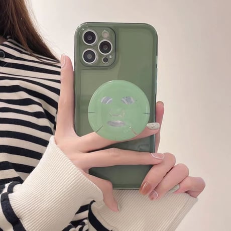 シートマスクグリップ アイフォン13/13proケース   オシャレ3色 お揃い iphone12pro /11ケース   頑丈 スマホスタンド 多機能M1144