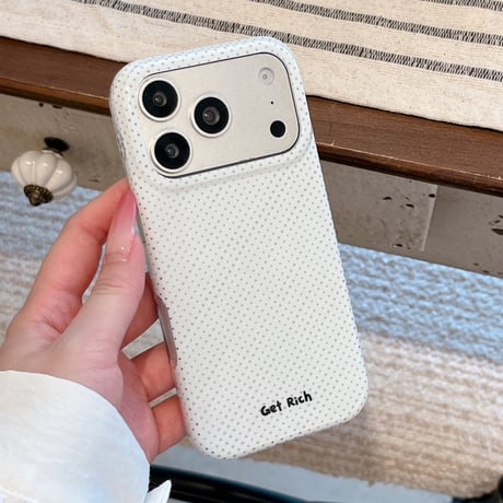 ミラー付犬ちゃんグリップ iPhone17Pro/17ケース 可愛すぎ iPhone16Pro/15ケース スタンド付き[M6331]