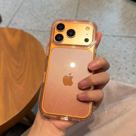 キラキラ iPhone17/16Proケース 透明 iPhone15plus/14pro/13カバー シンプル風 軽量 取り外しが簡単[M4923]