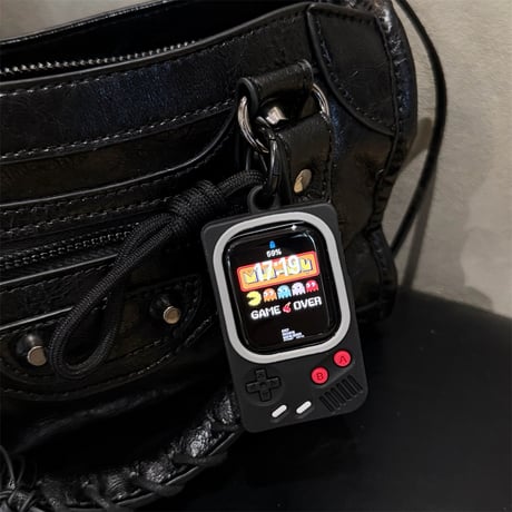 ゲーム機 AppleWatchケース ショルダーストラップ付 アップルウォッチ Ultra3/2/1 Series 11/10/9/8 SE3/2/1 シリコン 可愛い[M5754]