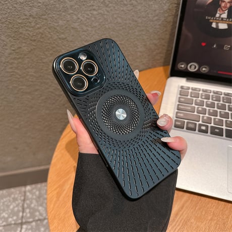 放熱仕様 iPhone16pro/16promaxケース MagSafe対応 カメラ保護 iPhone15pro/14/13proカバー 指紋防止 丈夫 [M5344]