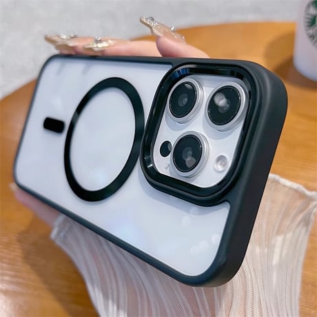iPhone16Pro/16ProMaxケース MagSafe 耐衝撃 透明 iPhone15pro/14promax/13/12カバー 黄ばまない 高品質[M4674]