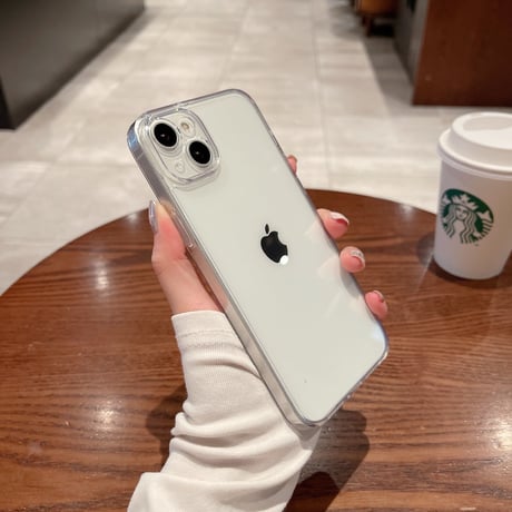 高透明 iPhone15/14ケース 薄い 軽いiPhone13/12proハードカバー  黄ばみにくい 頑丈 レンズカバー付 シンプル[M2813]