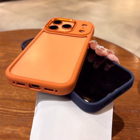 高品質 シンプル iPhone17ProMax/17Proケース 耐衝撃 金属カメラ枠 iPhone17/Airカバー 装着しやすい 黄ばまない [M5727]