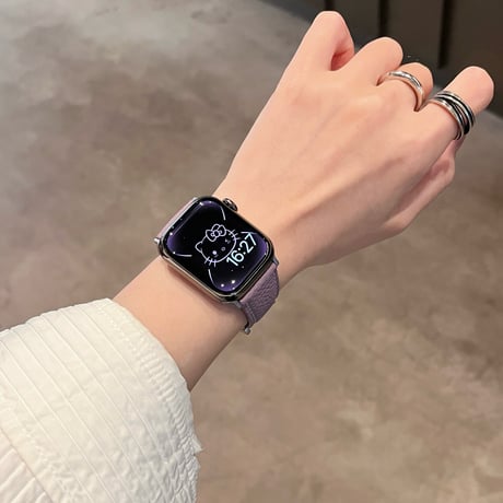 マグネット式  アップルウォッチバンド レザー シック AppleWatch S11/10 バンド 高級感 Ultra series8 7 6 5 4  3 2 SE SE2 おしゃれ[M6175]