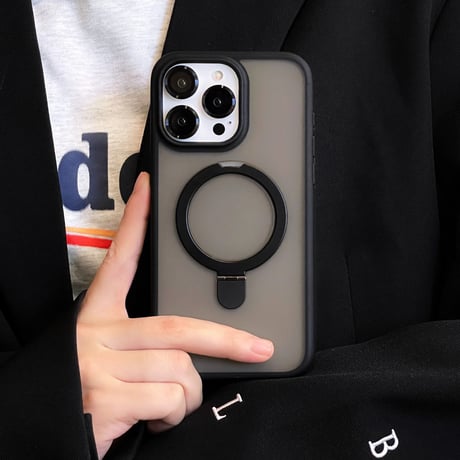 レンズカバー付 iPhone16Pro/15Promaxケース MagSafe対応 スタンド iPhone14Pro/13/12Proケース 指紋防止 コスパ最強[M3659]