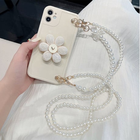 ハート付花 スマホグリップ   伸び縮み可 オシャレ 回転可能 グリップトーク  スマホリング  落下防止 スタンド機能 可愛い  綺麗[M2131]