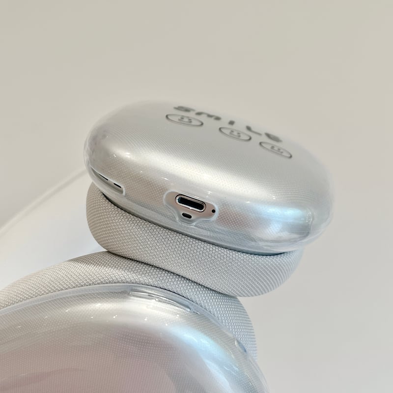 可愛い AirPodsMaxケース クリア エアーポッズ マックス専用カバー お