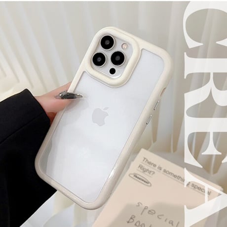 淡色クリア iPhone15/15plus/15proケース くすみカラー iPhone14/13/12proカバー お揃い 頑丈[M3529]