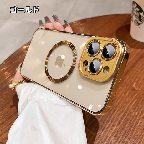 カメラ保護 iPhone16Pro/15ProMaxケース 高級感耐衝撃 MagSafe対応 クリアiPhone14/13Proカバー 耐久性 頑丈 高透明感[M3577]