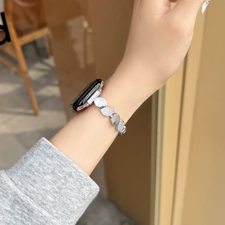ダイヤメタル  AppleWatchバンド オシャレシック AppleWatchベルト Series 11/10/9/8 SE3/2  Ultra3/2/1 高級感高品質[M6269]