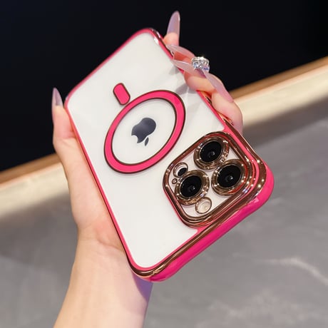 メタリックカラー iPhone16pro/16eケース Magsafe対応 カメラ保護 iPhone15promax/14/13proカバー 黄ばまない 耐久性ある [M5518]