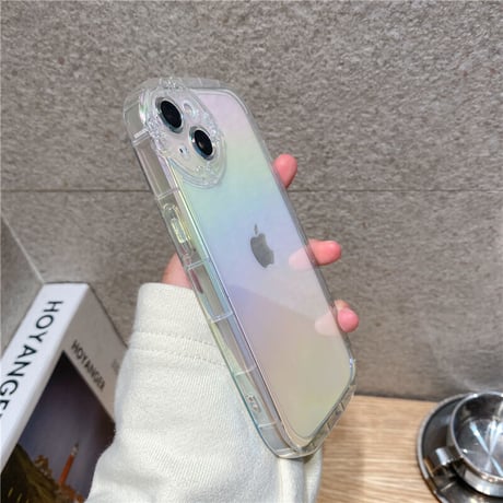 レインボーカラー iphone14/13proケース リボンデコカメラレンズ  iphone12/11カバー  可愛い  お洒落 プレゼントにおすすめ[M2168]
