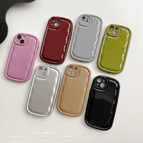 耐衝撃 iPhone14pro/14plusケース Macaroon Color アイフォン13/12/11カバー 頑丈 ツヤあり 滑りにくい[M2564]
