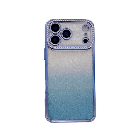 ジュエリーライン iPhone17/17Proケース ラメ入り背面 美しい iPhone17ProMax/Airケース 高級感たっぷり オシャレ [M5706]