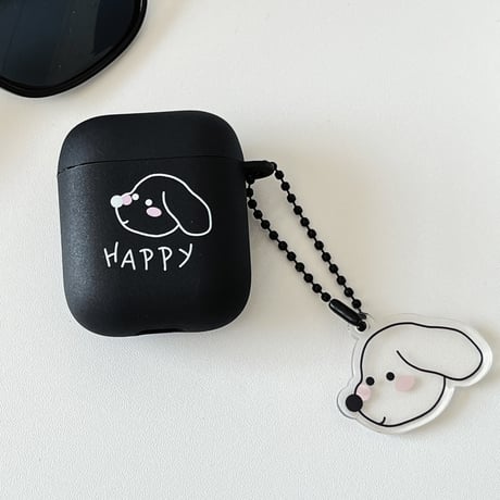 猫/犬 Airpods4ケース  指紋防止 Airpodspro2/proカバー Airpods3 キュート キーホルダー付 プレゼントにおすすめ[M5020]