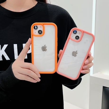 シンプル  iPhone15/15Proケース 頑丈耐衝撃 iPhone14/13/12proケース 黄ばまない 耐久性あり[M3900]
