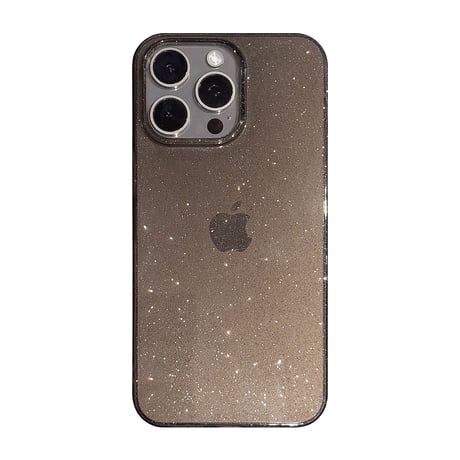 定番 iPhone16pro/16promaxケース キラキララメ iPhone15pro/14pro/13/12カバー 黄ばまない クリアケース [M5085]