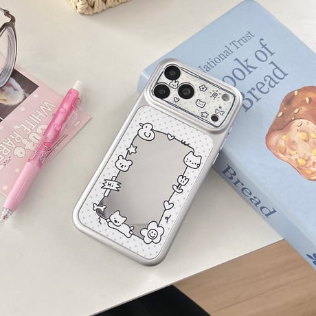 動物柄 ミラー iPhone17Pro/17ケース メッキ iPhone16Pro/15ケース かわいい 春夏コーデ[M6326]