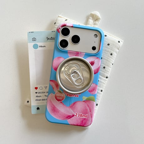 ジュースアルミ缶 iPhone17Pro/17ケース MagSafe対応 スタンド iPhone16Promax/15proケース 面白い 可愛すぎる[M6437]