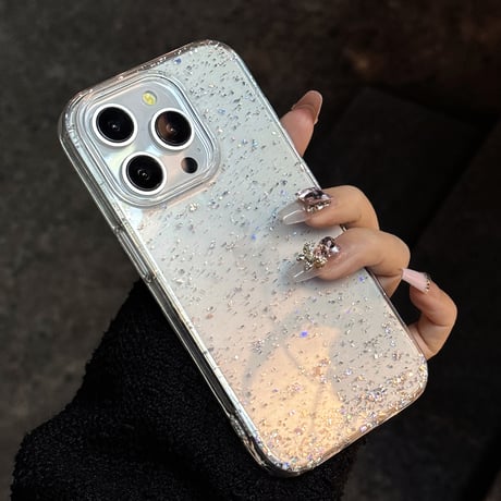 キラキラグリッター iPhone16/16proケース 定番 iPhone14/13pro/12カバー 大人可愛い 軽量人気[M5247]