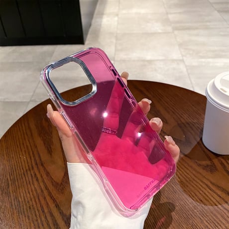 キラキラ半透明 iPhone16/16Proケース おしゃれ 黄ばまない iPhone15pro/14/13proカバー シンプル 耐久性 [M4727]
