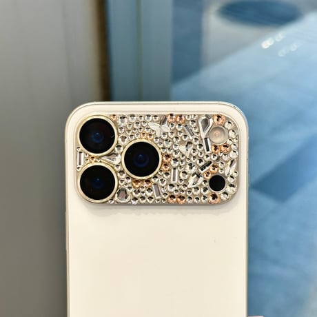 豪華ダイヤカメラカバー 頑丈 iPhone17Pro iPhone17ProMax 贅沢 保護フィルム キラキラ おしゃれ きれい 人気[M6152]