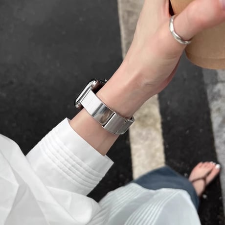 おしゃれ光沢感 Apple watchSerise10 バンド Ultra2/1 series9 8 7 6 5 4  3 2 SE2 オシャレアップルウォッチベルト シンプル 高級感[M4884]