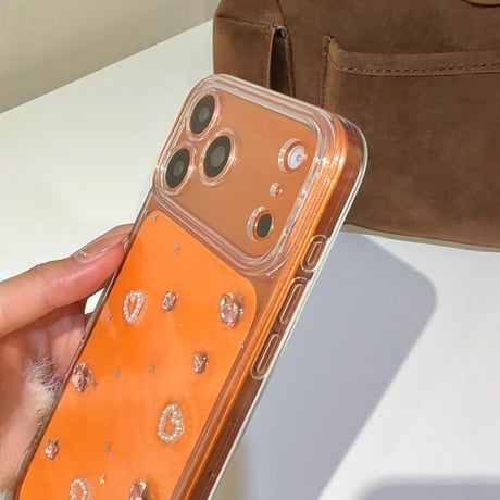 デコレーション iphone17Pro/17ケース  ダイヤ/パール アイフォン16promax/15/14カバー  大人可愛い クリアケース[M5796]