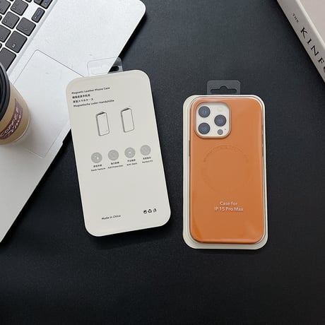 レザー MagSafe iPhone15Pro/15Promaxケース  無地シンプル 高品質 男女兼用 iPhone14/13Proカバー 高級感[M3666]