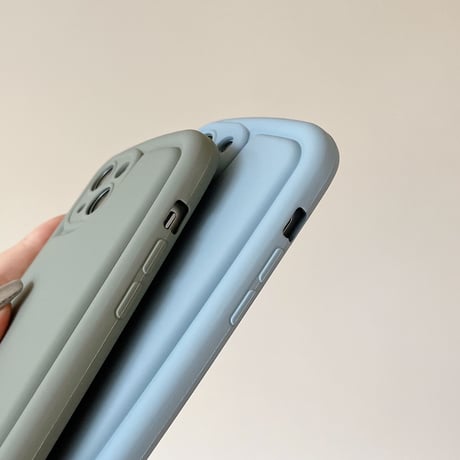 無地シンプル iPhone14pro/14ケース 全面保護 アイフォン13/12カバー 高級感 お揃い 男女兼用 [M2902]