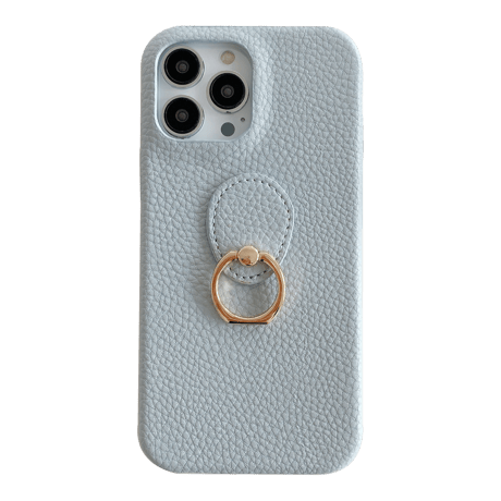 リング付レザーiphone14Plus/14proケース  高品質 高級感 iphone13mini/12/11カバー   シンプル  お揃い 実用 ファッションセンスいい[M2217]