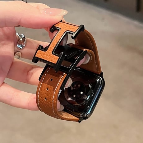 マグネット式  アップルウォッチバンド レザー シック AppleWatch S11/10 バンド 高級感 Ultra series8 7 6 5 4  3 2 SE SE2 おしゃれ[M6175]