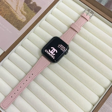レザー Apple watchバンド エレガント アップルウォッチベルト Ultra3 series11 10 98 7 6 SE3 SE2  高級感 耐久性ある[M5800]