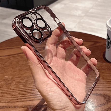 iPhone16/15proケース オシャレキラキラ アイフォン14/13カバー レンズフイルム一体型 ラメ入り [M3466]